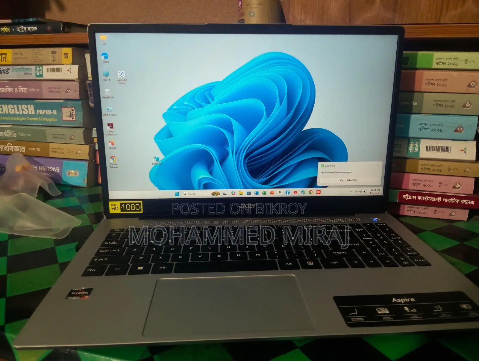 Laptop Acer AcerNote 760 8GB AMD Ryzen 3 SSD 512GB