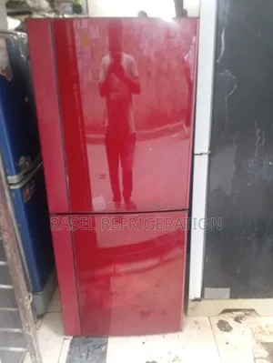 265-liter running fridge for sale.