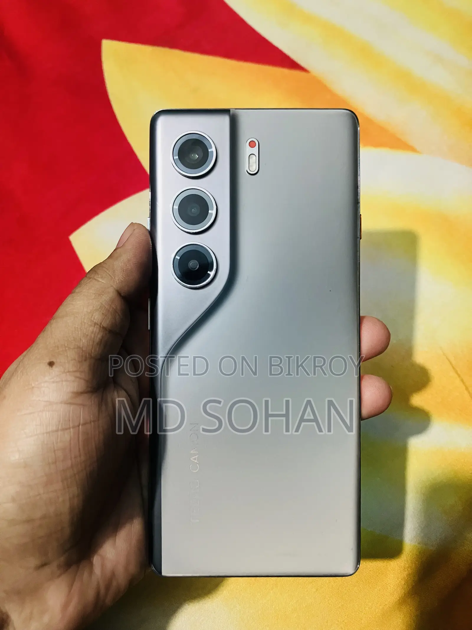 Tecno Camon 40 Pro 4G 256 GB Silver