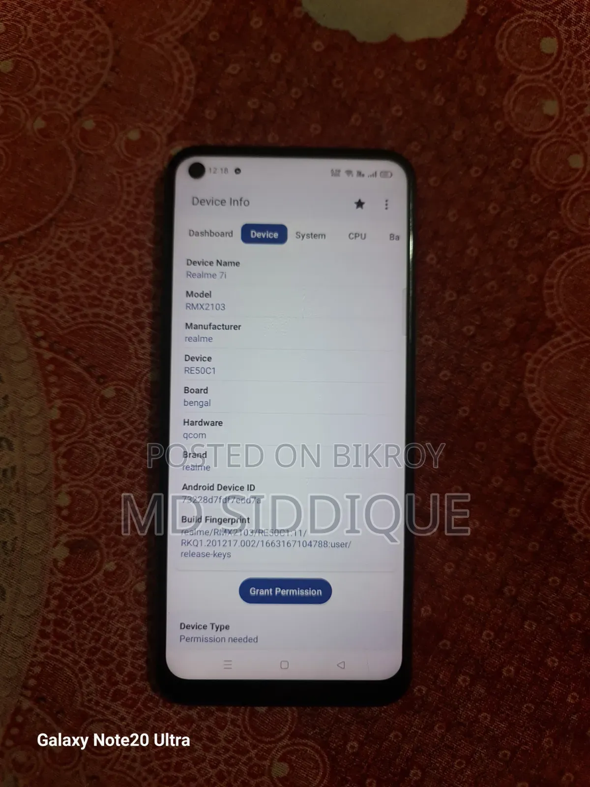 Realme 7i 128 GB Blue