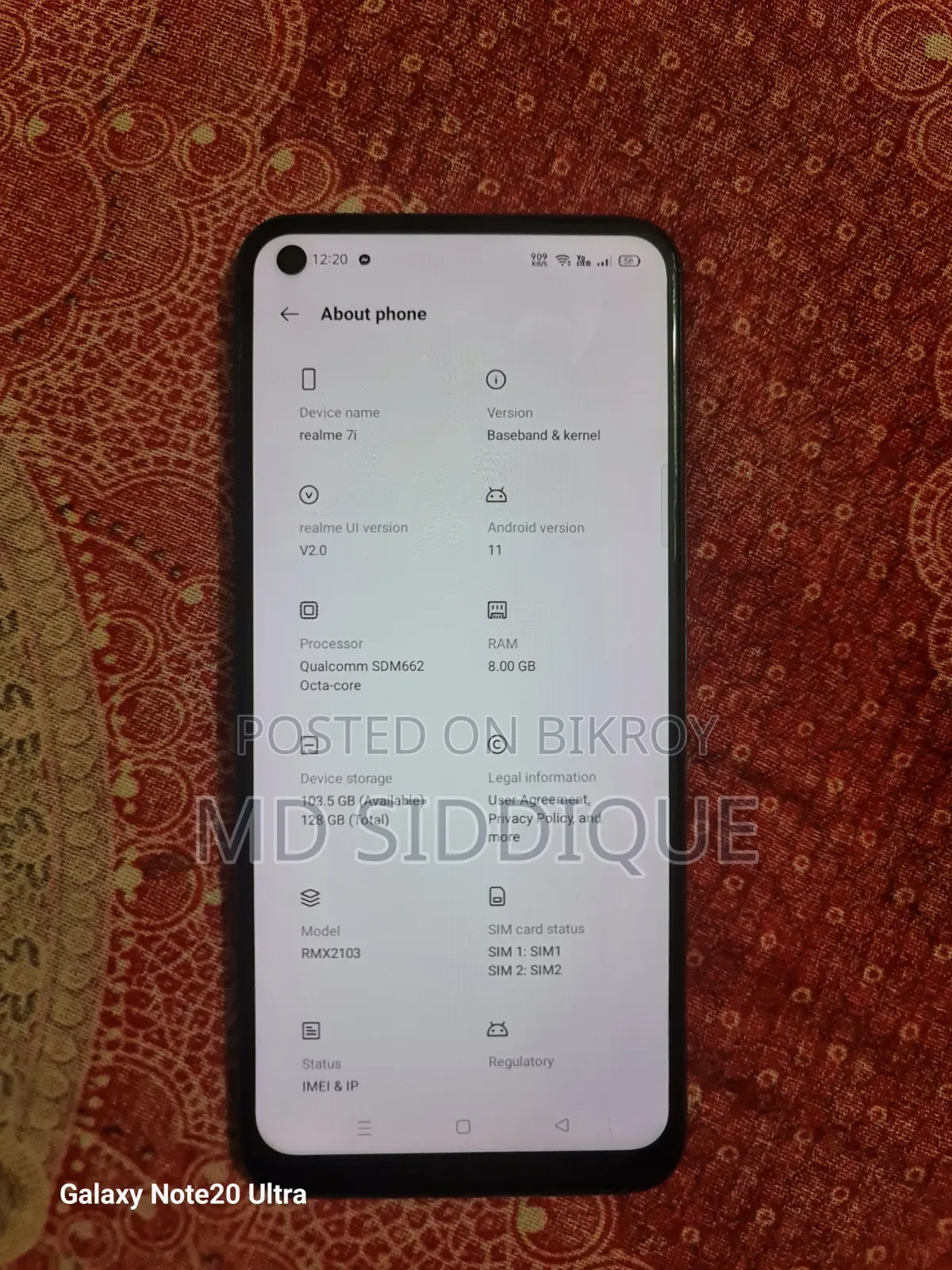 Realme 7i 128 GB Blue