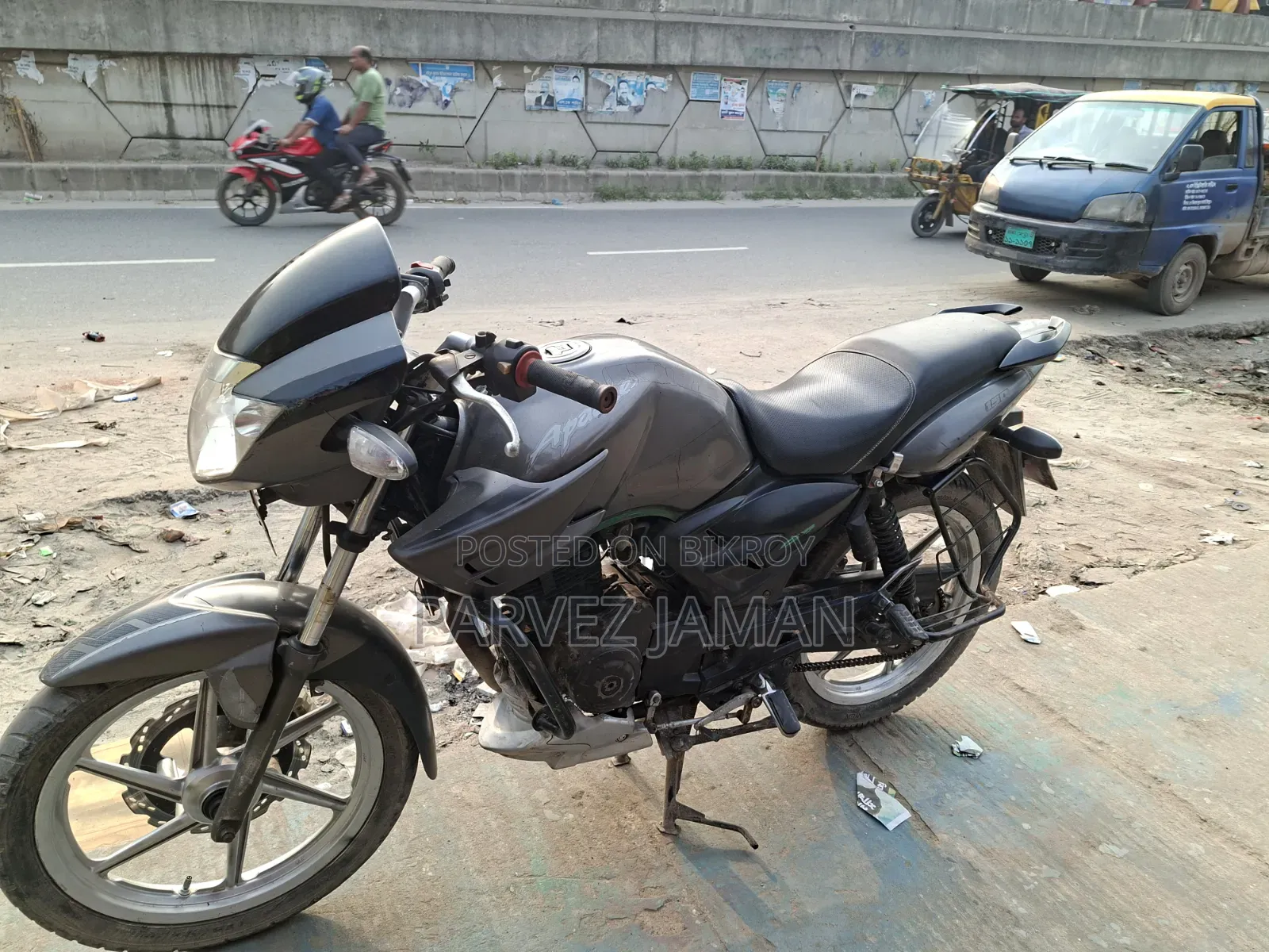 টিভিএস আপাচে আরটিআর ১৬০ ২ভি ২০১৪ গ্রে
