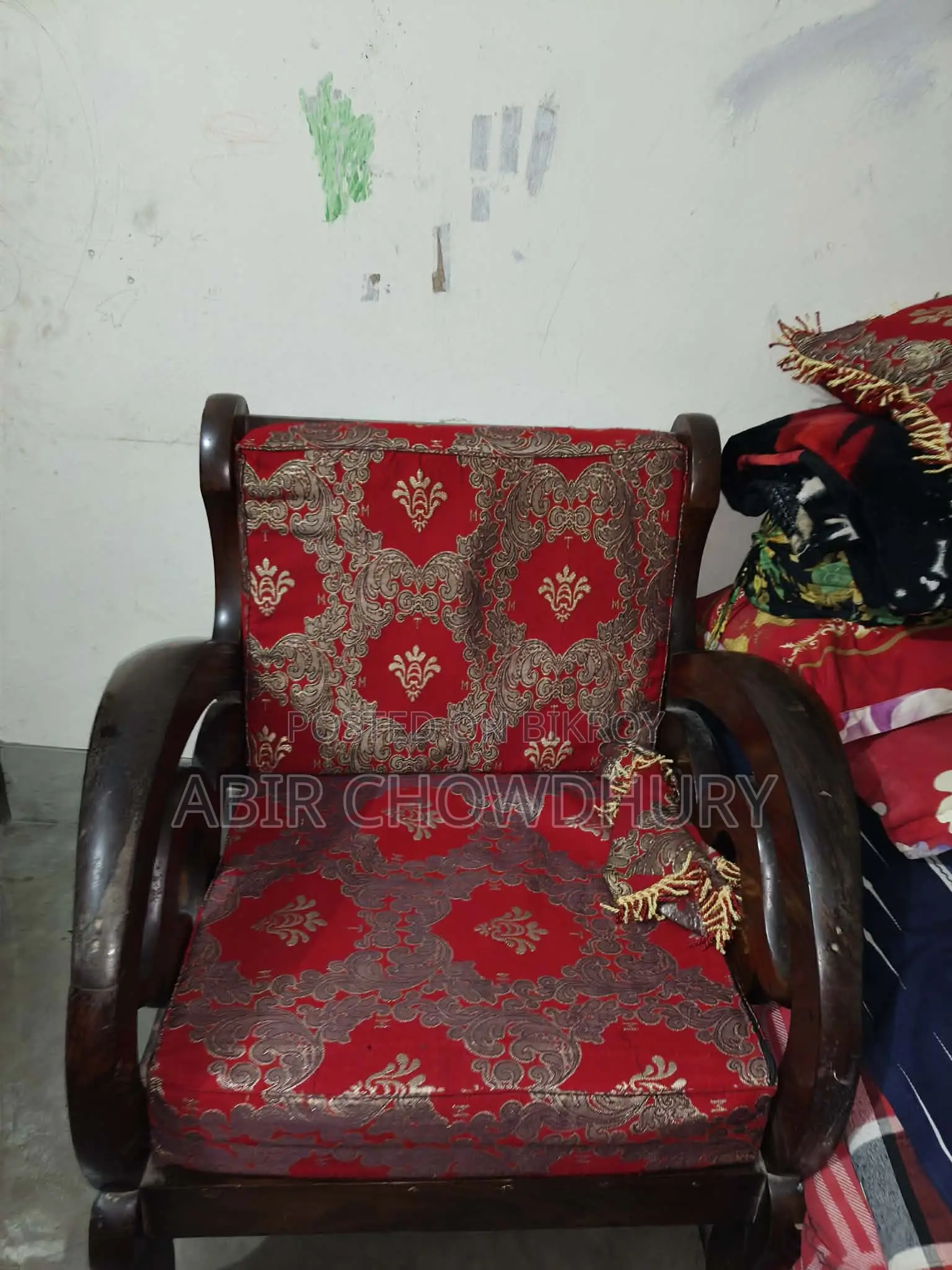 2 wooden child sofas for sale everything is all okay