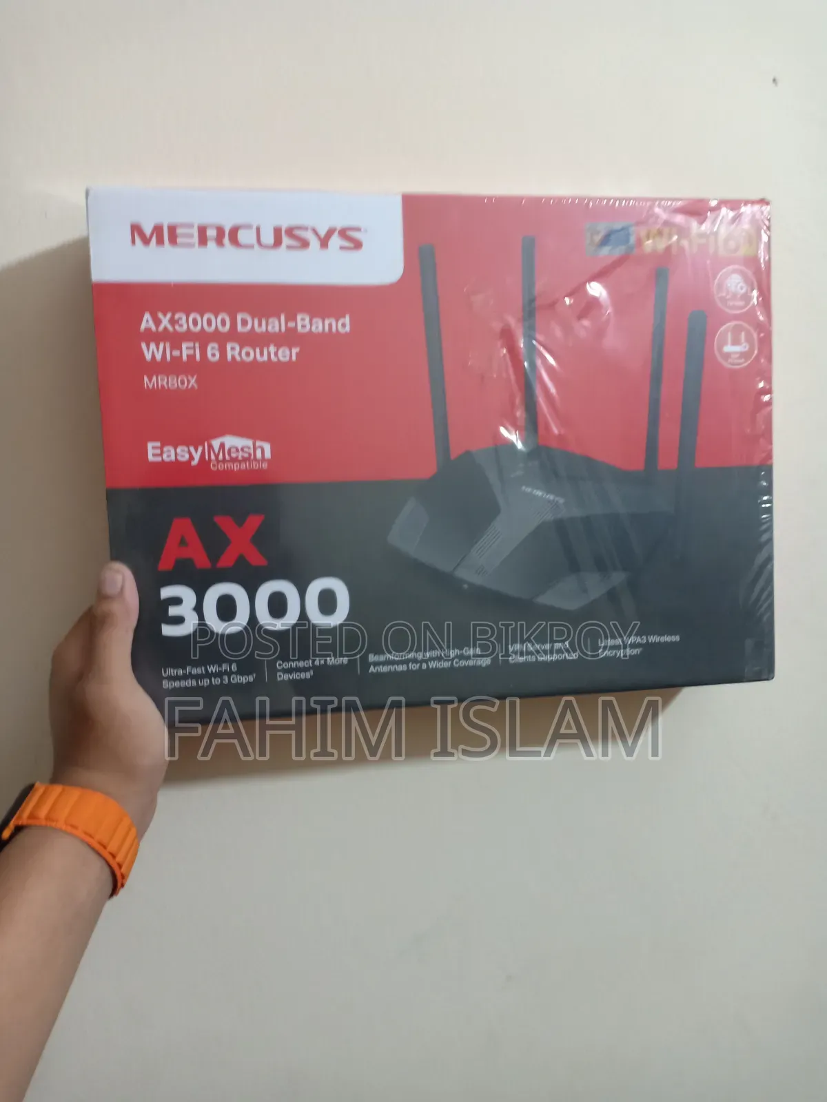 মার্কেওসিস Mr80x Ax3000 ওয়াই-ফাই ৬ রাউটার