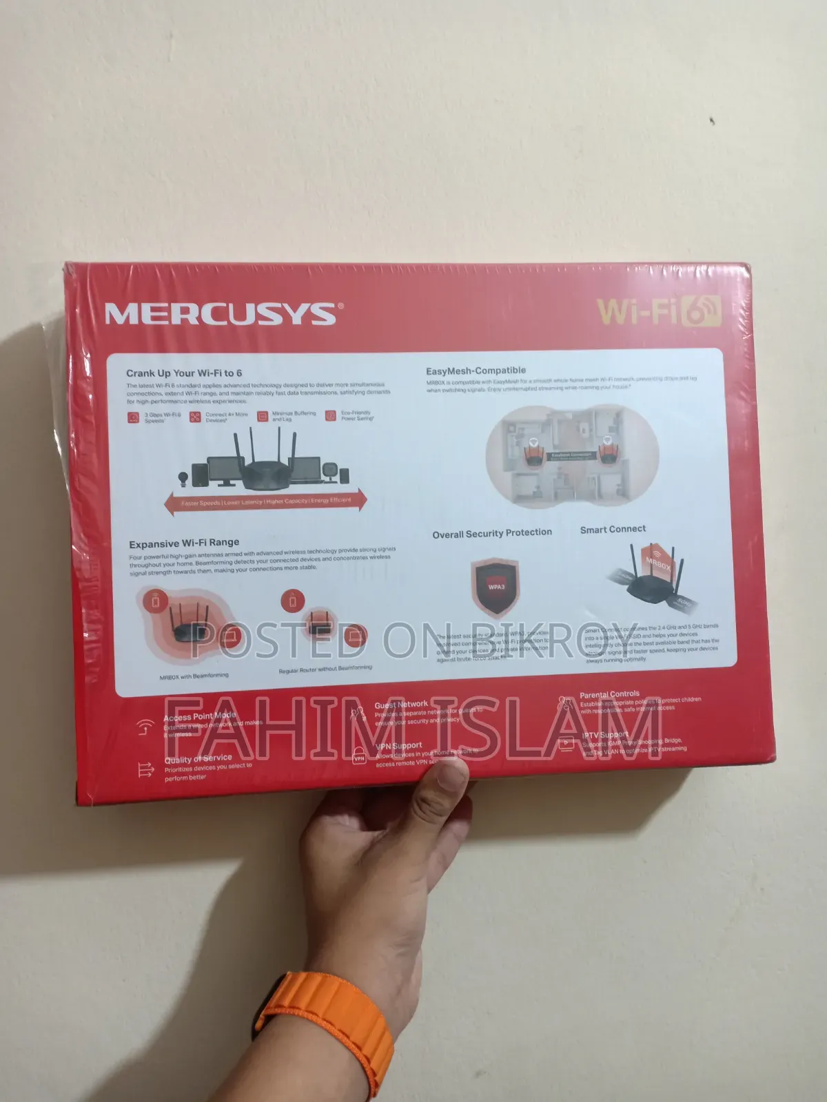 মার্কেওসিস Mr80x Ax3000 ওয়াই-ফাই ৬ রাউটার