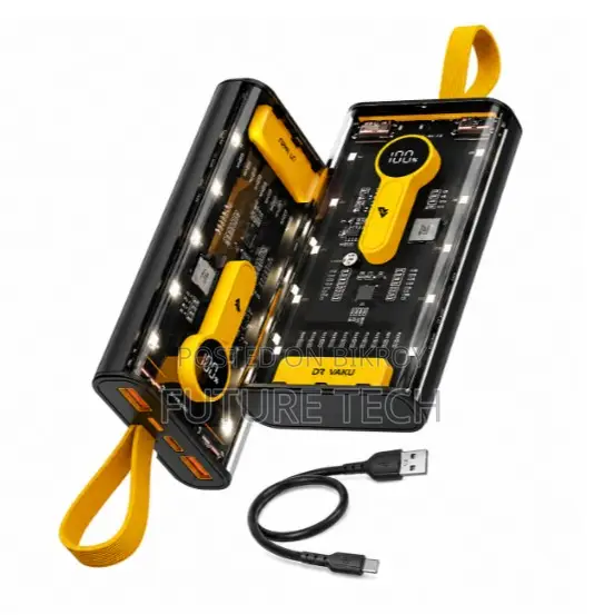 Transparent 66W High-Speed Power Bank 20000mAh