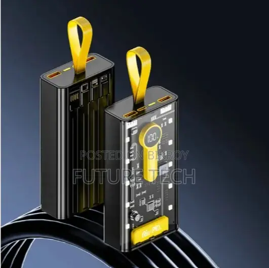 Transparent 66W High-Speed Power Bank 20000mAh