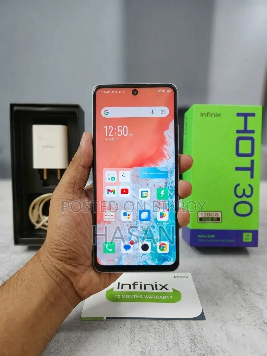 Infinix Hot 30 128 GB White