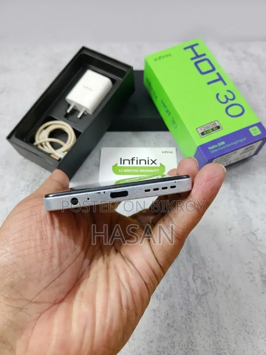 Infinix Hot 30 128 GB White
