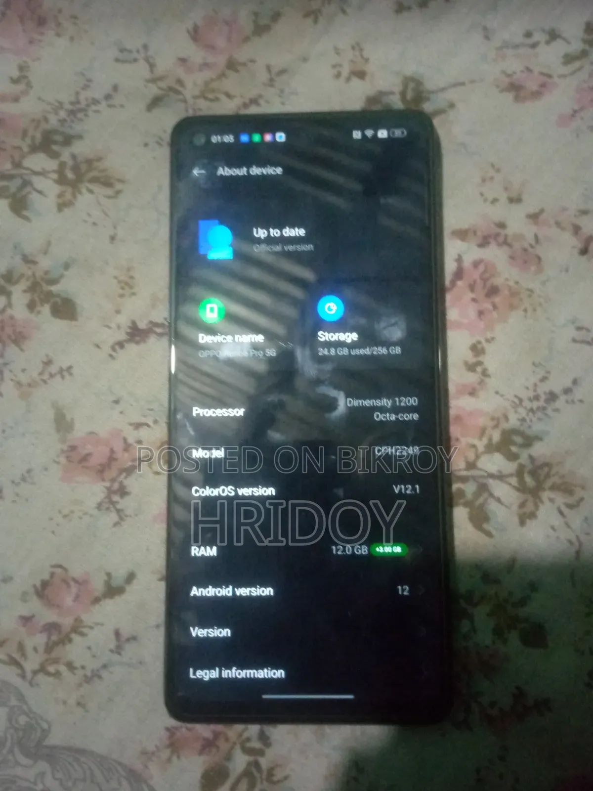 Oppo Reno 256 GB Blue