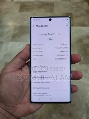 Samsung Galaxy Note 10 Plus 256 GB Gold