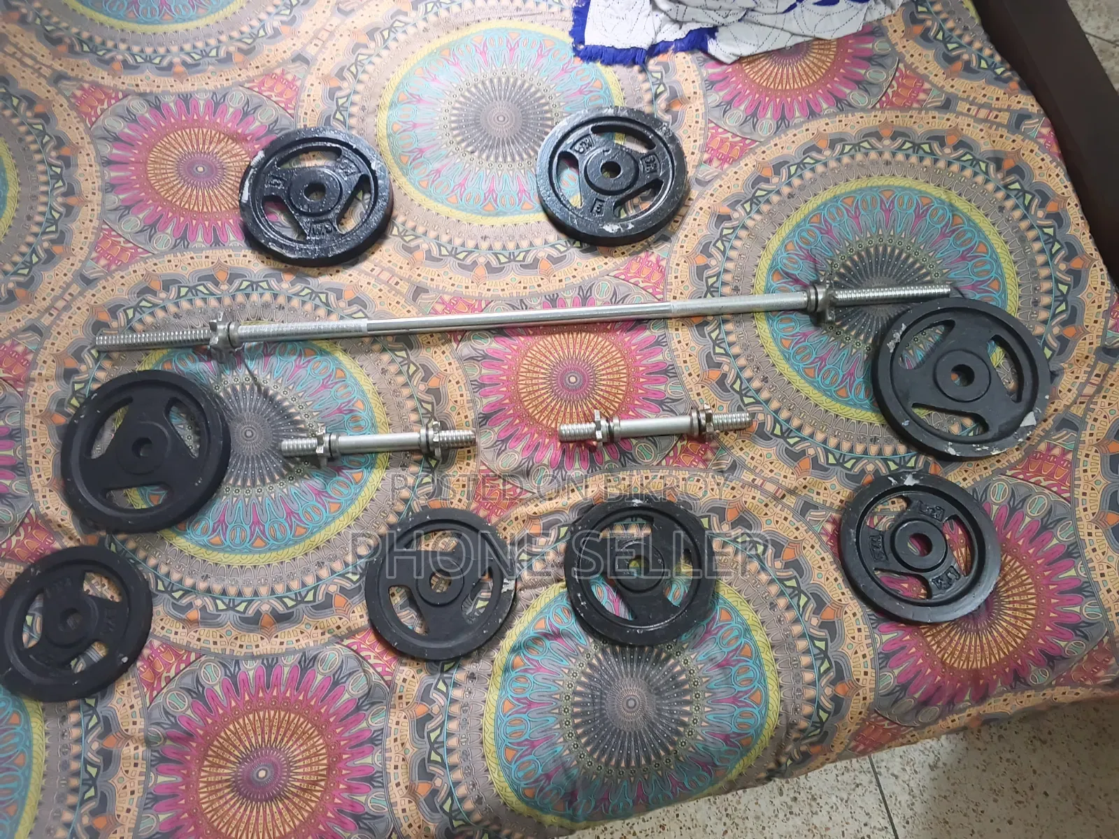 30 Kg Adjustable Dumbbell and Barbell Set