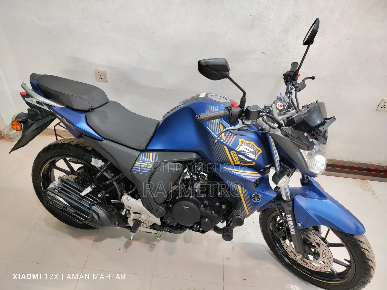 New Yamaha FZS V2 2026 Blue