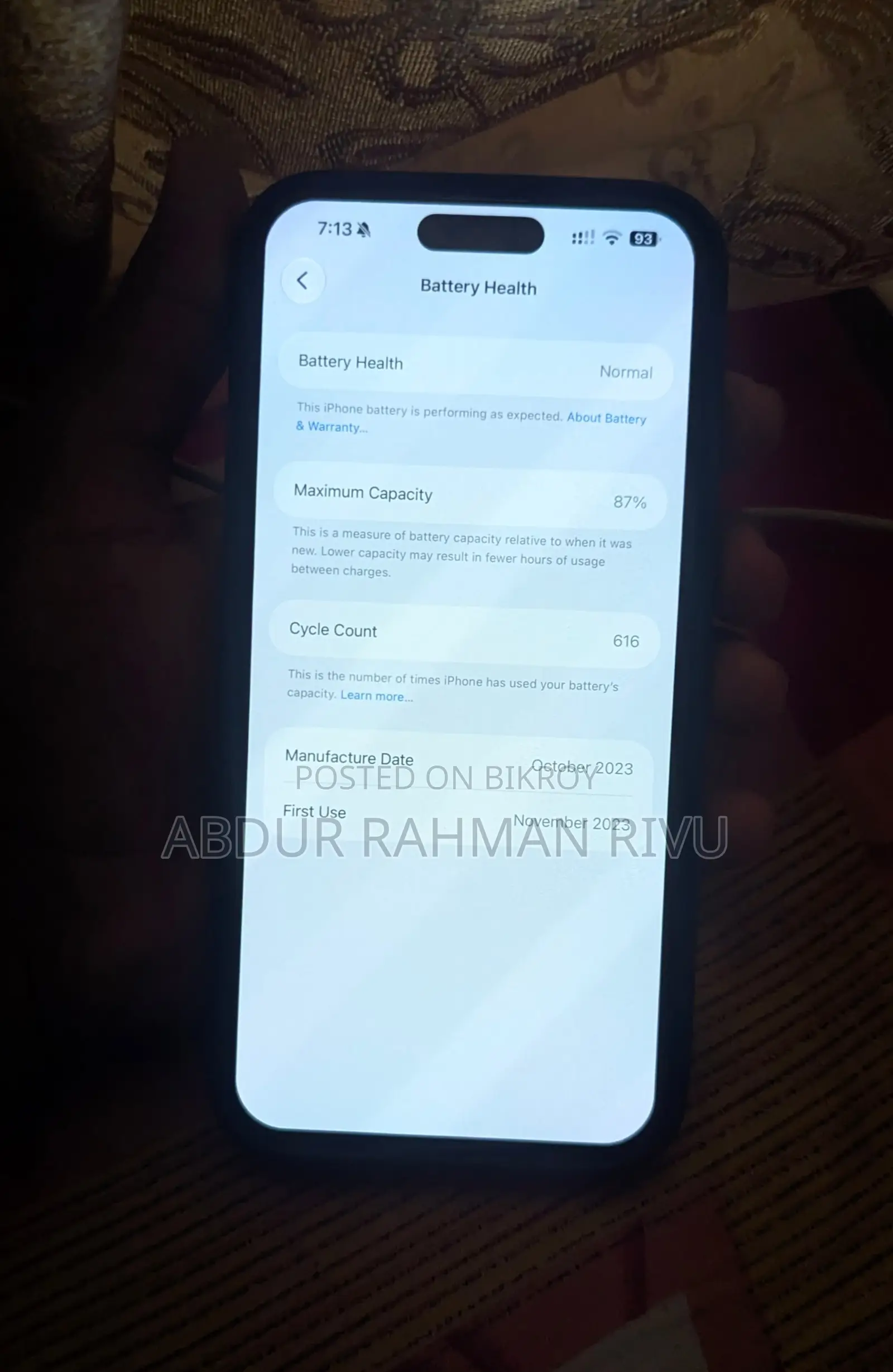 Apple iPhone 15 Pro Max 256 GB Blue