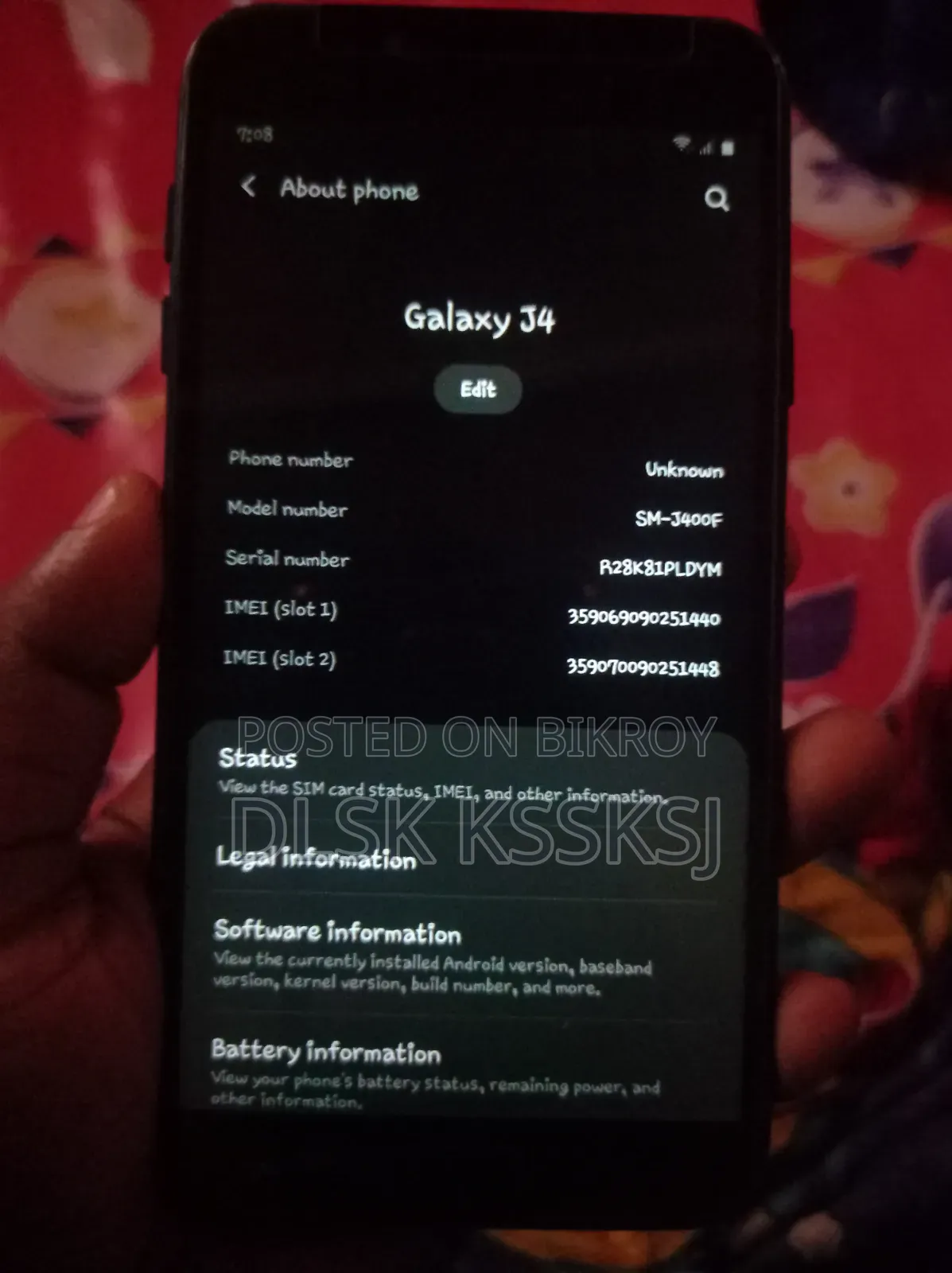 Samsung Galaxy J4 16 GB