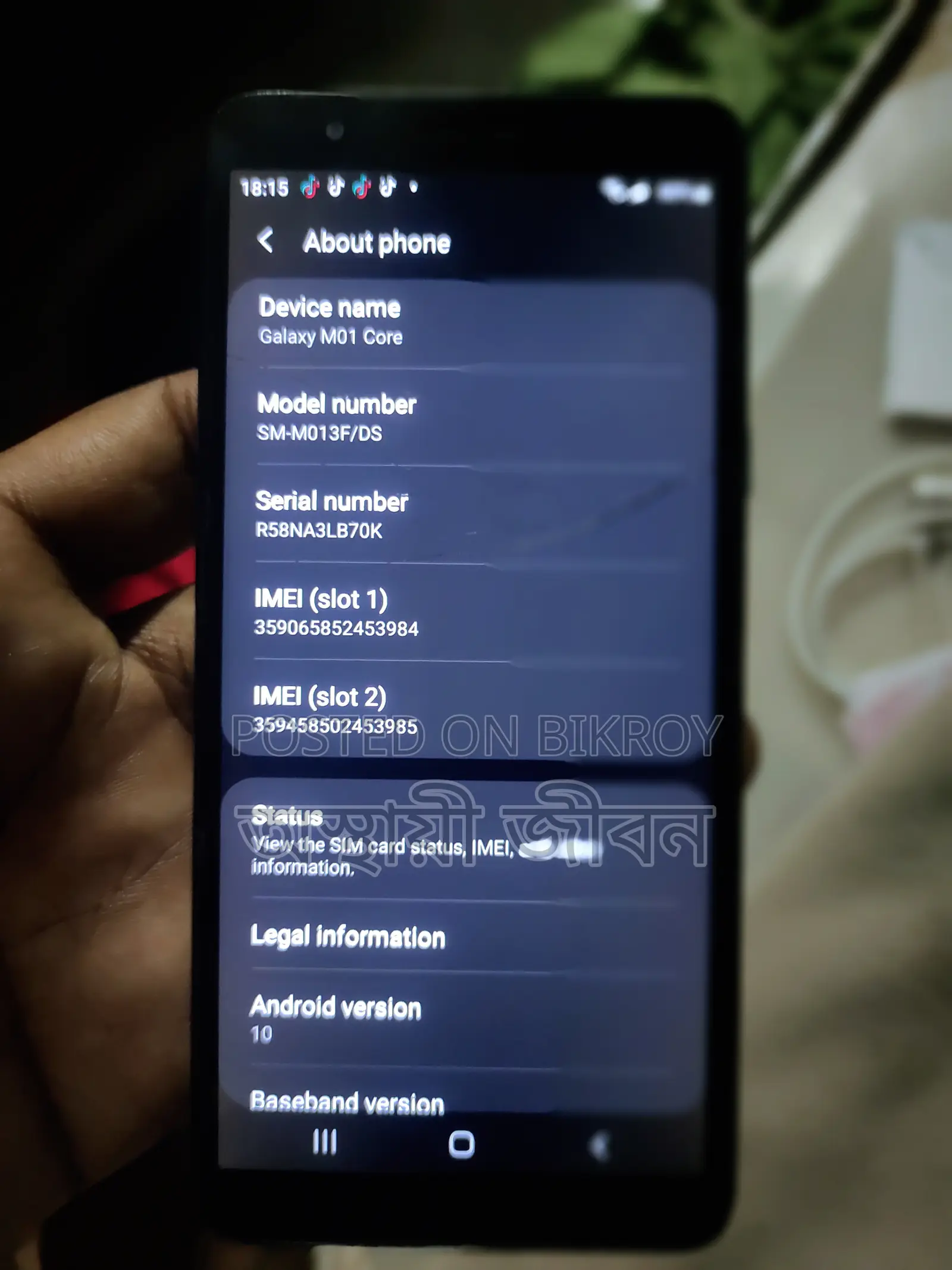 Samsung Galaxy M01 Core 32 GB Black