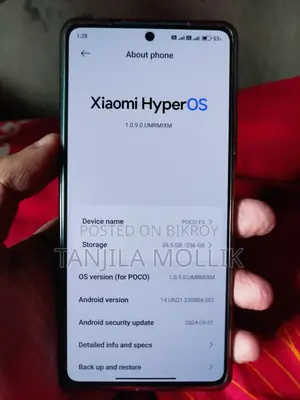 Xiaomi Poco F5 256 GB Blue