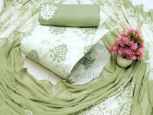 Batik Print Cotton Three-Piece