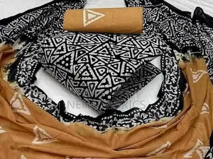 Batik Print Cotton Three-Piece