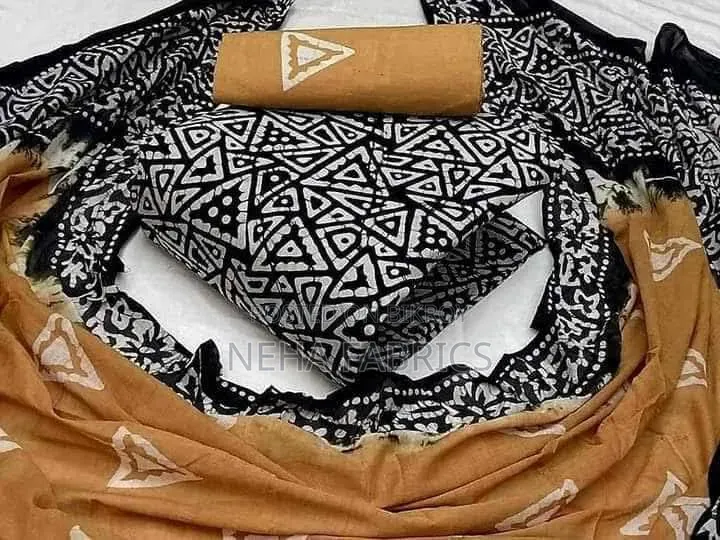 Batik Print Cotton Three-Piece