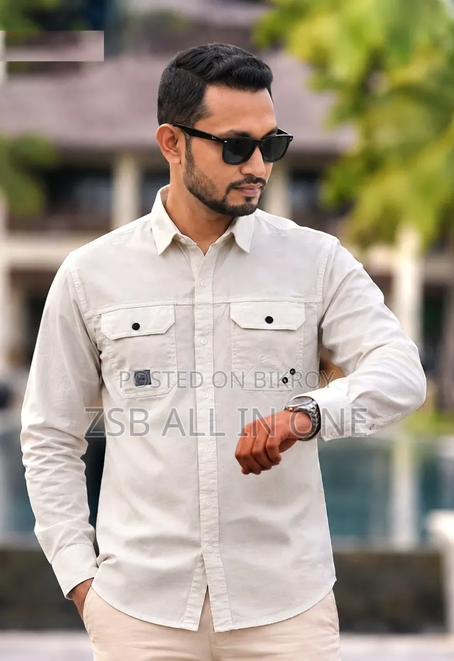 প্রিমিয়াম কাইজার কটন ডাবল পকেট শার্ট