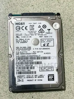 HGST 1 TB Hard Drive