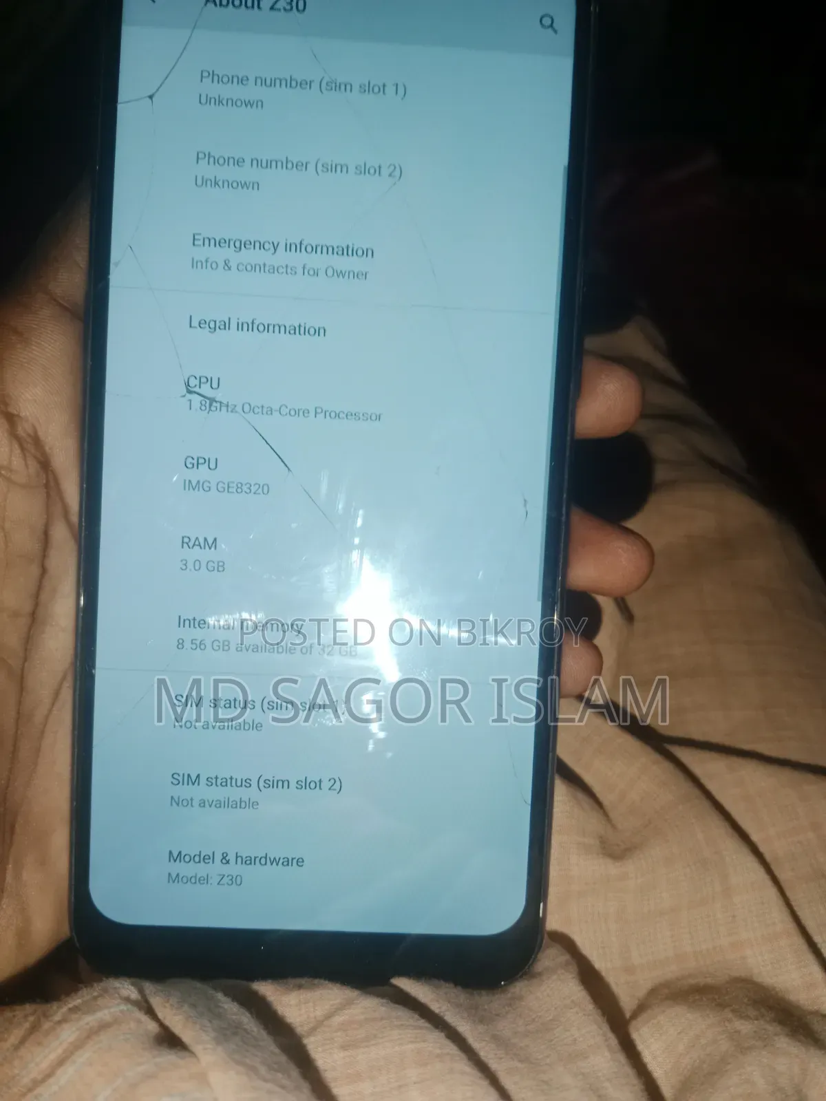 Symphony Z30 32 GB Blue