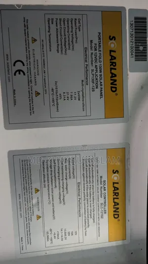 12V 130W Solar Panel for Sale - Good Condition