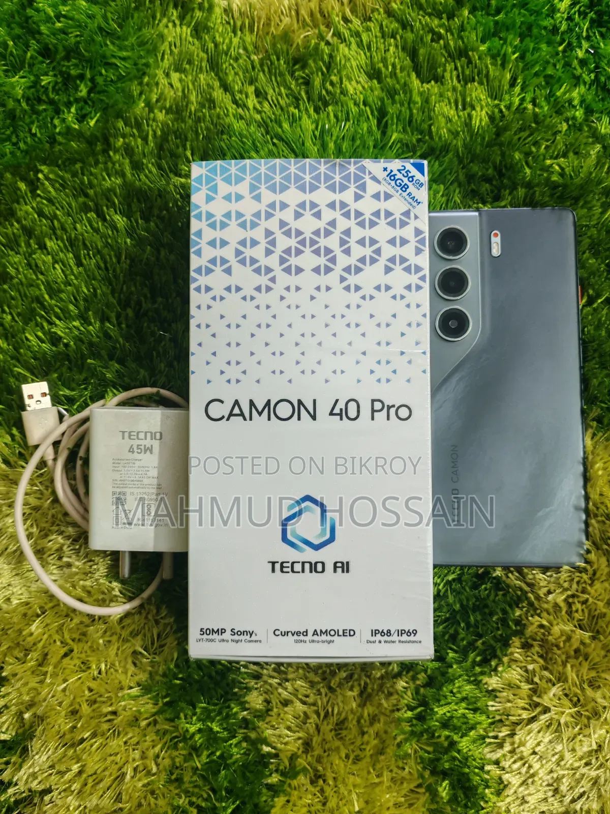 Tecno Camon 40 Pro 4G 256 GB Gray
