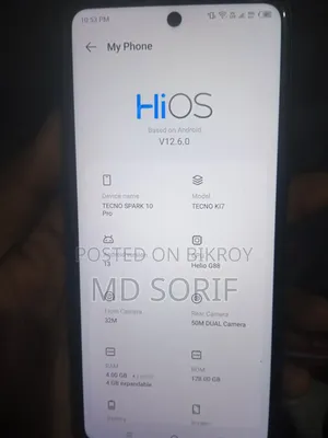 Tecno Spark 10 128 GB Red