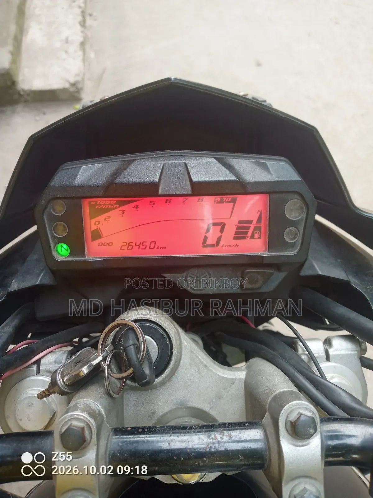 ইয়ামাহা এফজেডএস ভি২ ২০২৩ কালো