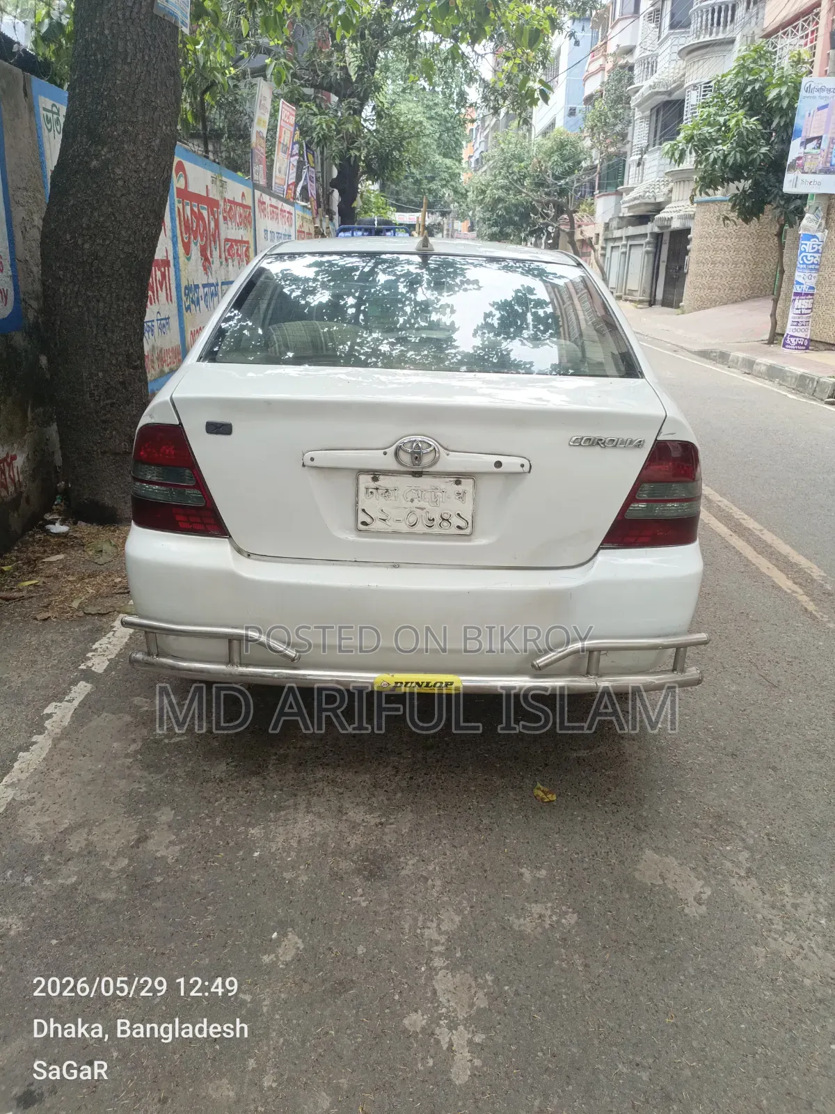 Toyota Corolla Sedan 2001 White