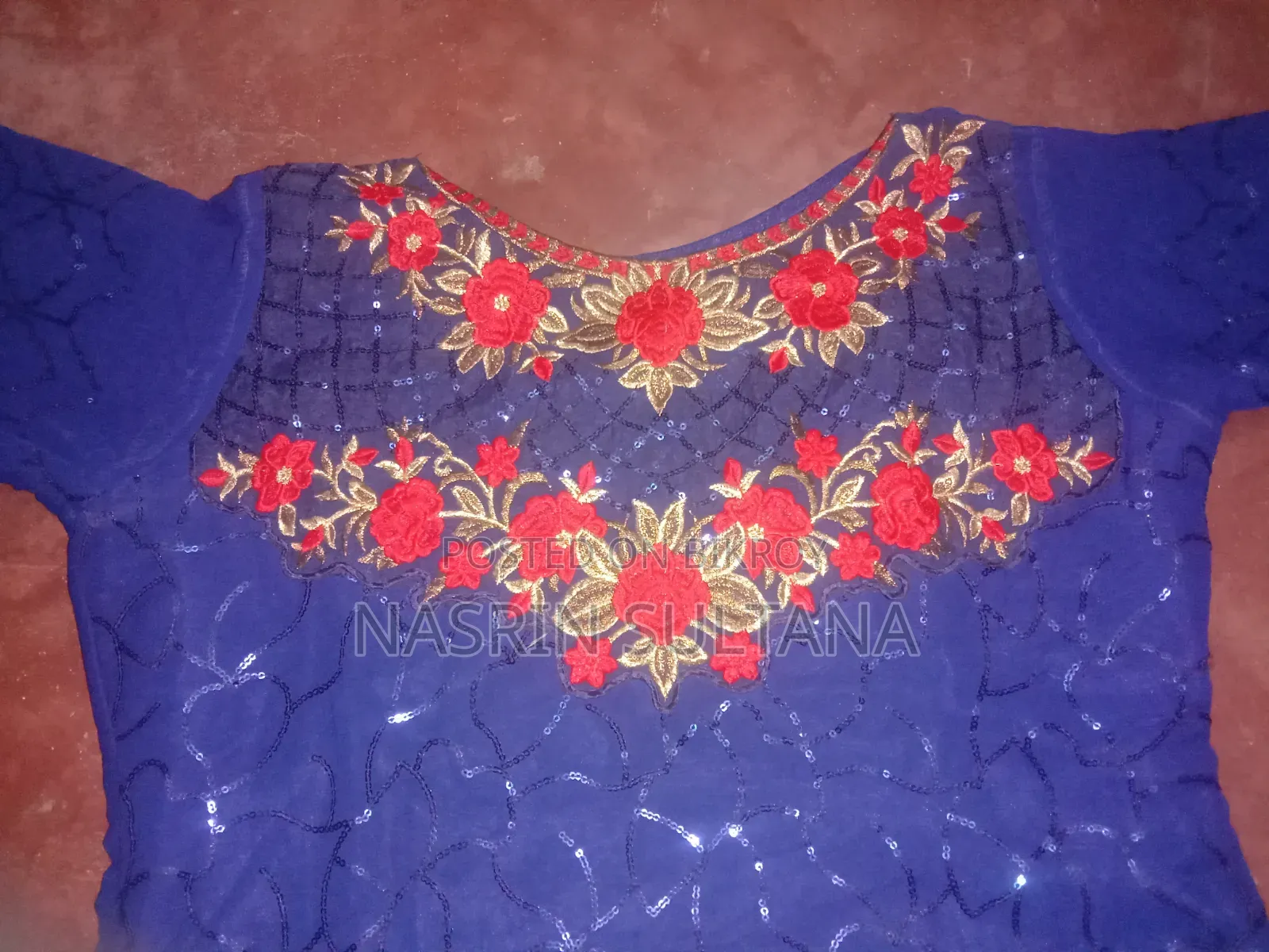 আকর্ষণীয় জর্জেট থ্রি-পিস