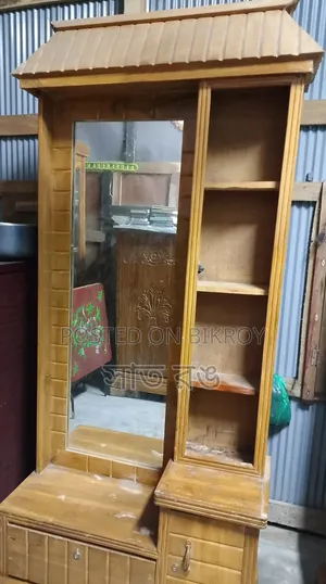 Wooden Showcase and Dressing Table for Sale