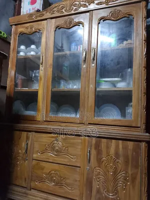 Wooden Showcase and Dressing Table for Sale
