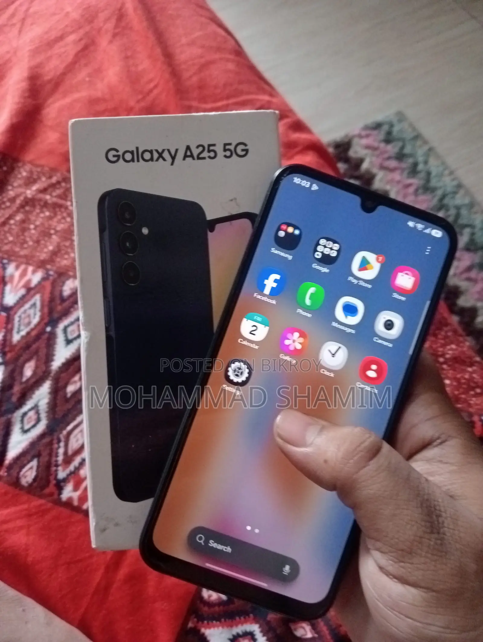 স্যামসাং গ্যালাক্সি এ২৫ ১২৮ জিবি ব্ল্যাক
