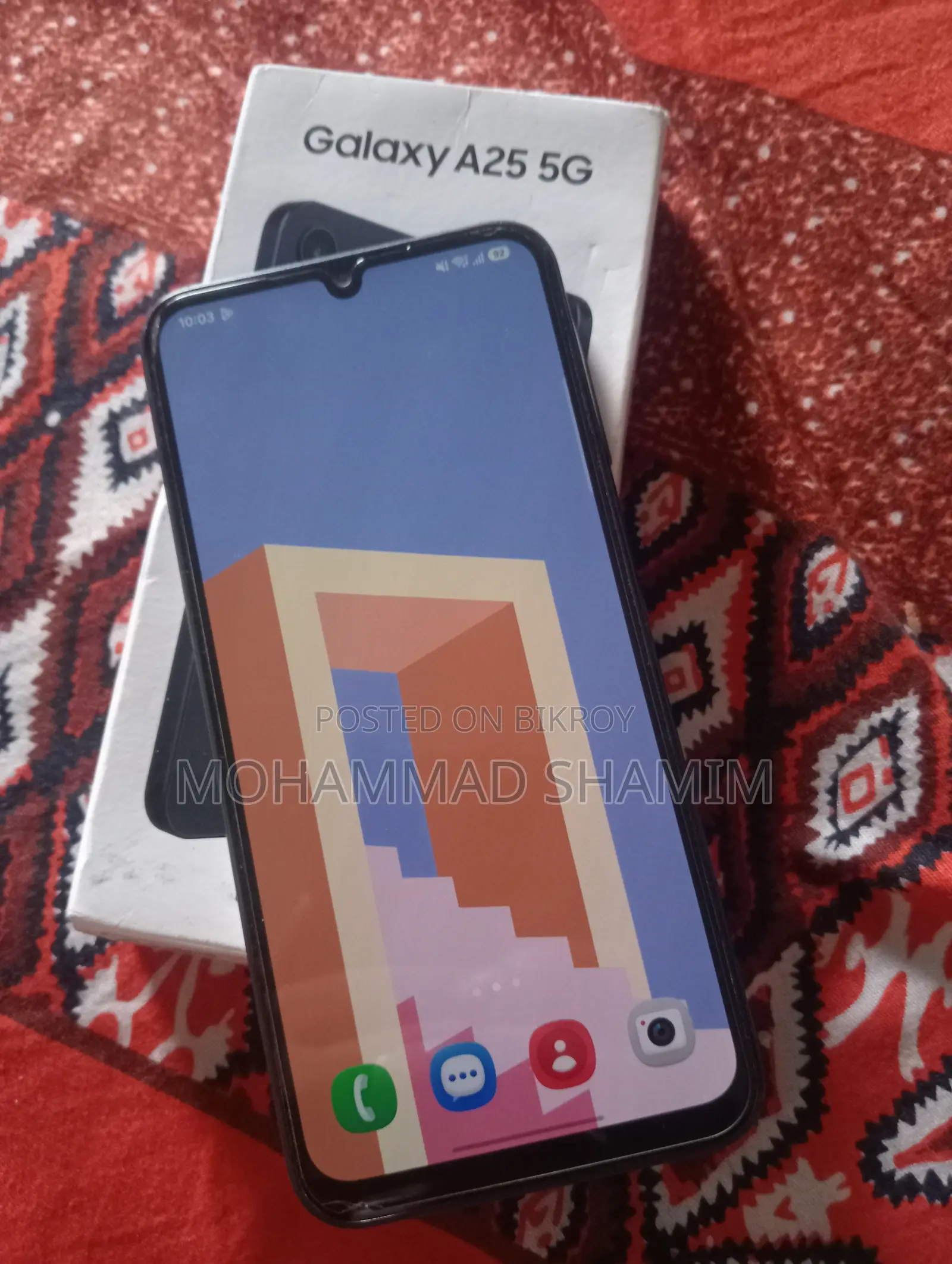 স্যামসাং গ্যালাক্সি এ২৫ ১২৮ জিবি ব্ল্যাক