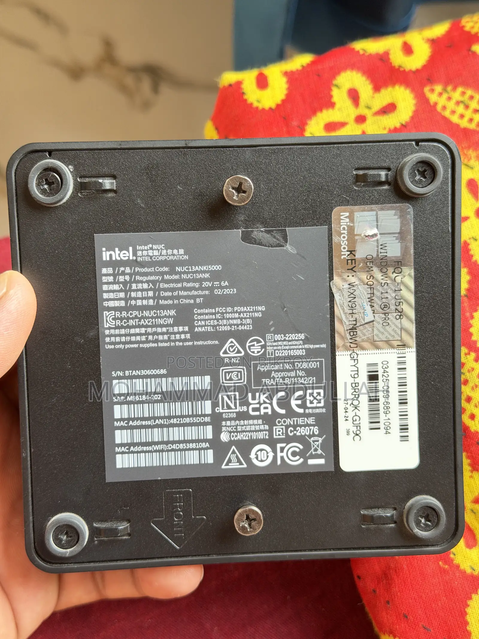 Desktop Computer 8GB Intel Core i5 SSD 500GB
