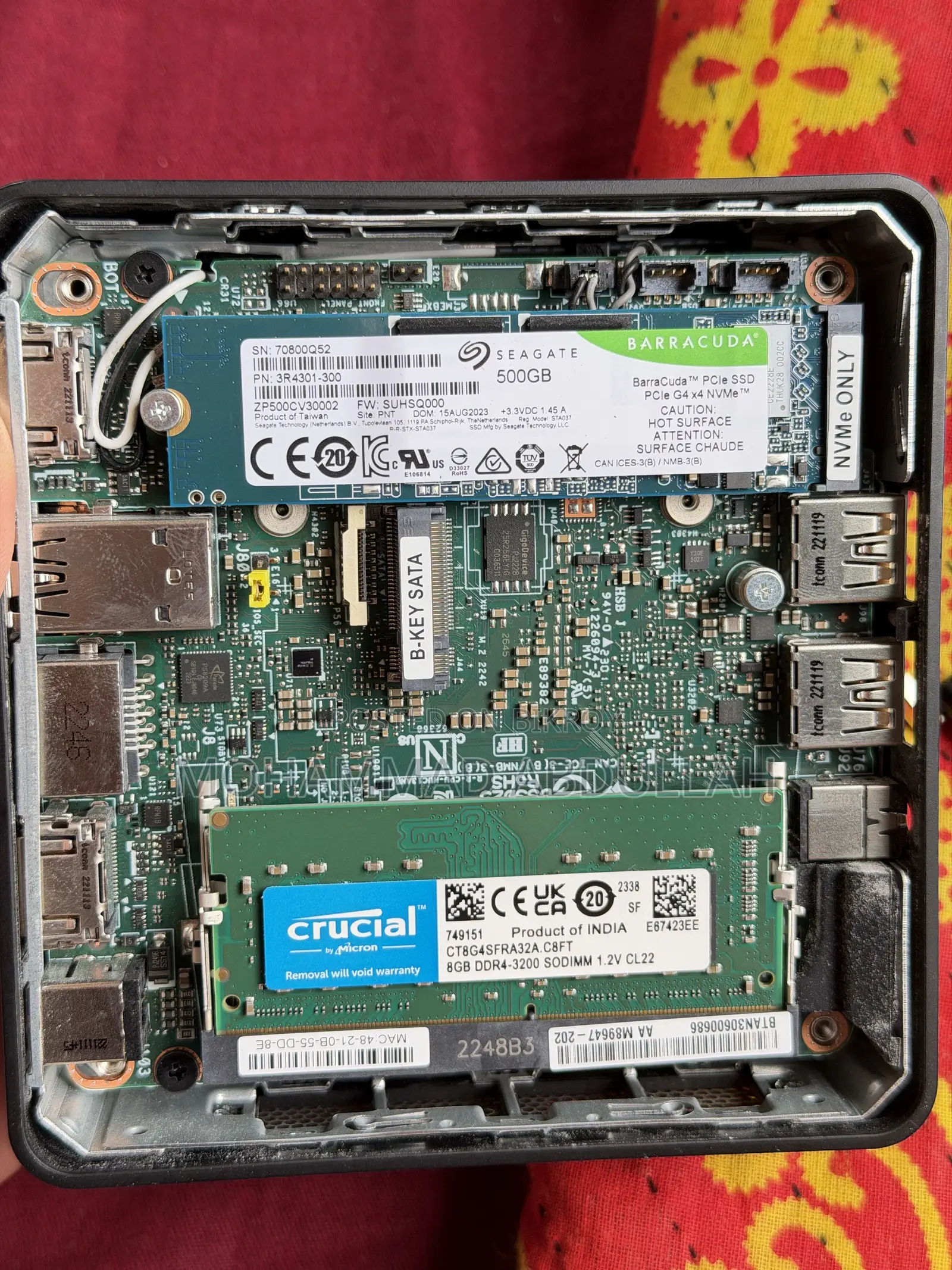 Desktop Computer 8GB Intel Core i5 SSD 500GB