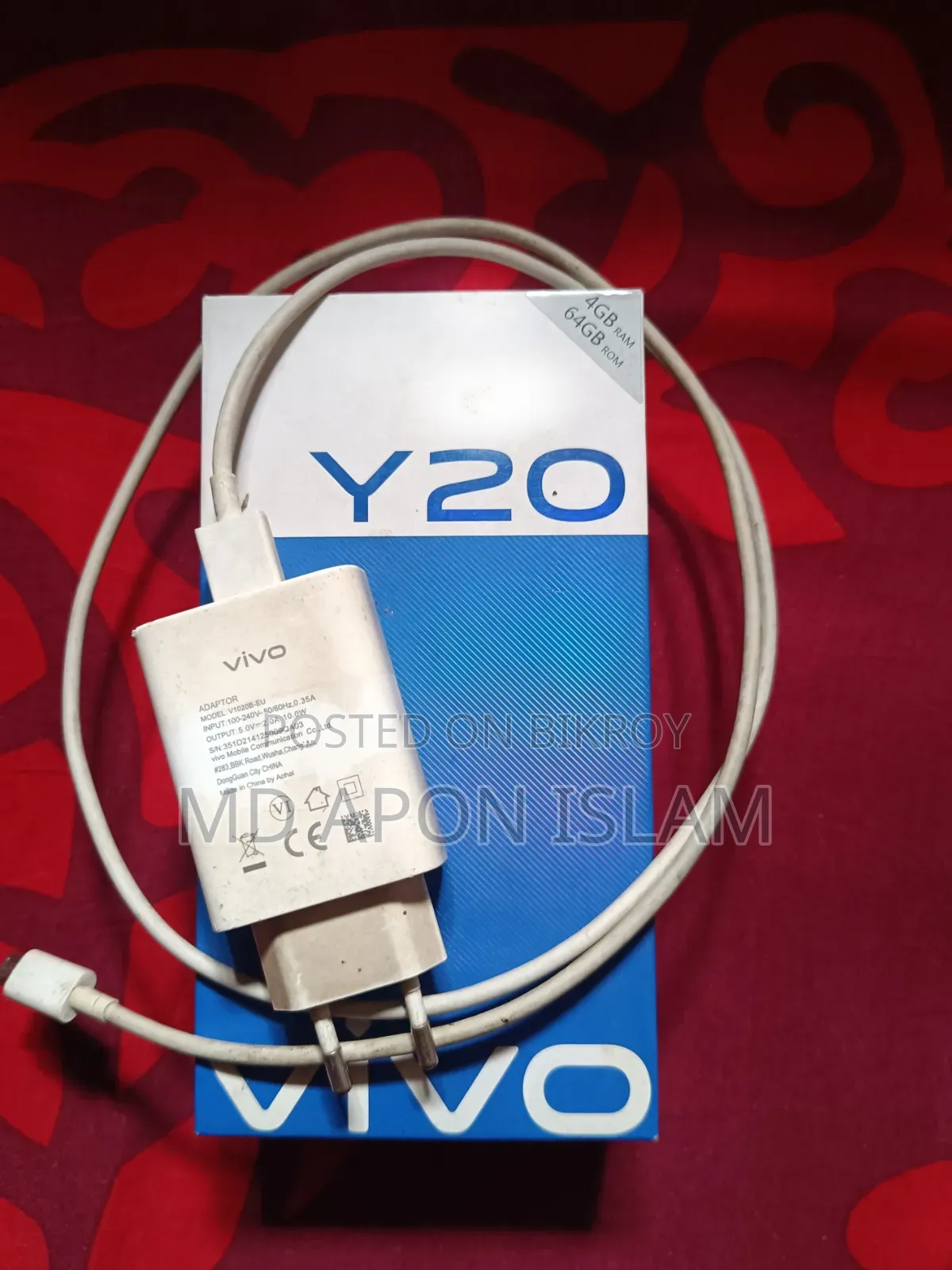 Vivo Y20 64 GB Black
