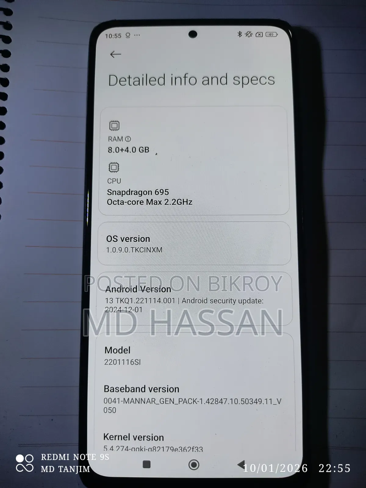 Xiaomi Redmi Note 11 Pro+ 5G 128 GB White