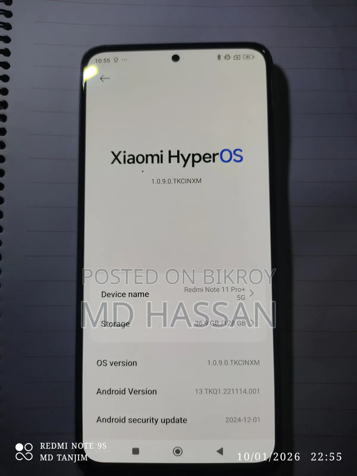 Xiaomi Redmi Note 11 Pro+ 5G 128 GB White
