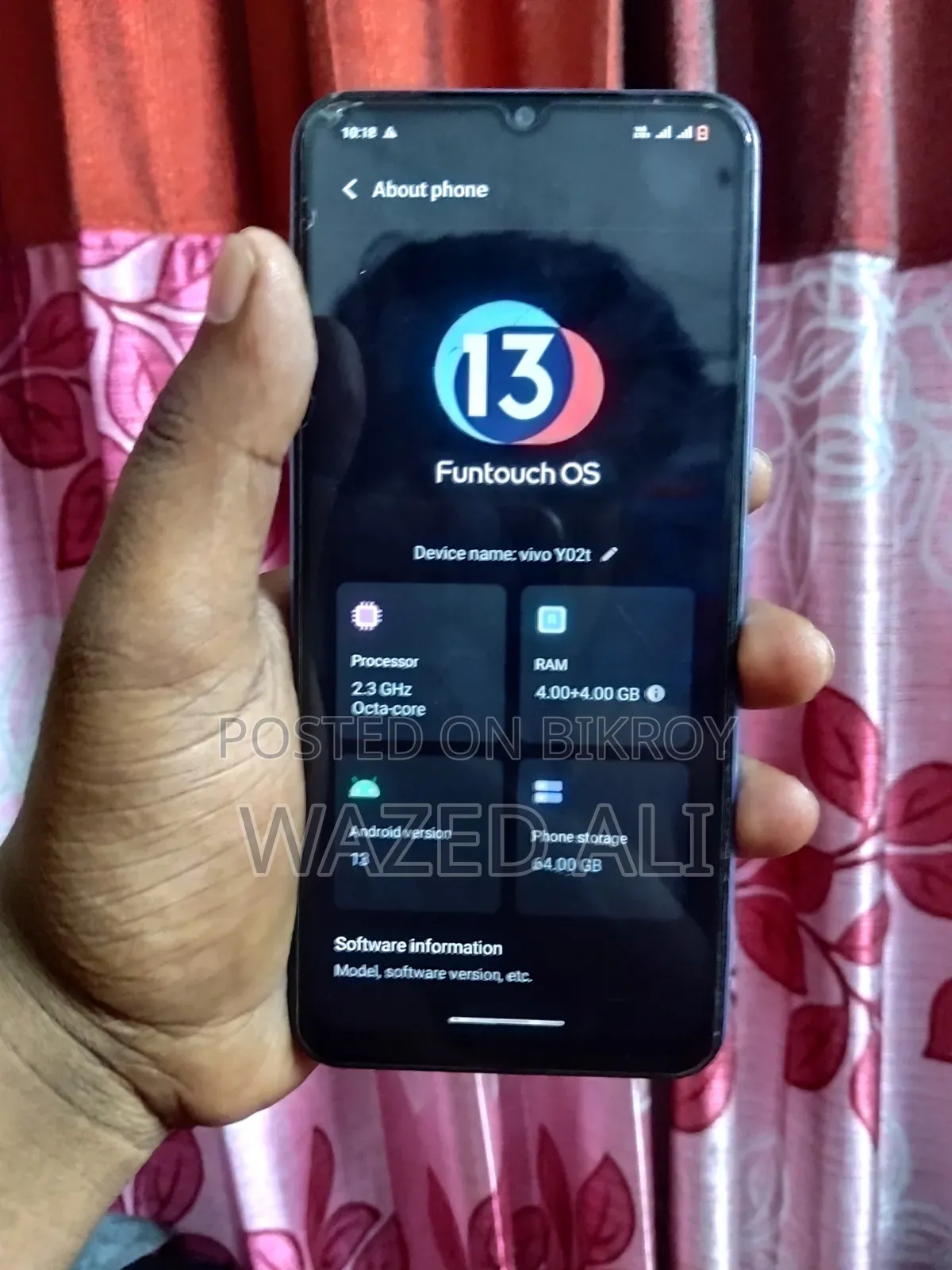 Vivo Y02t 64 GB Black