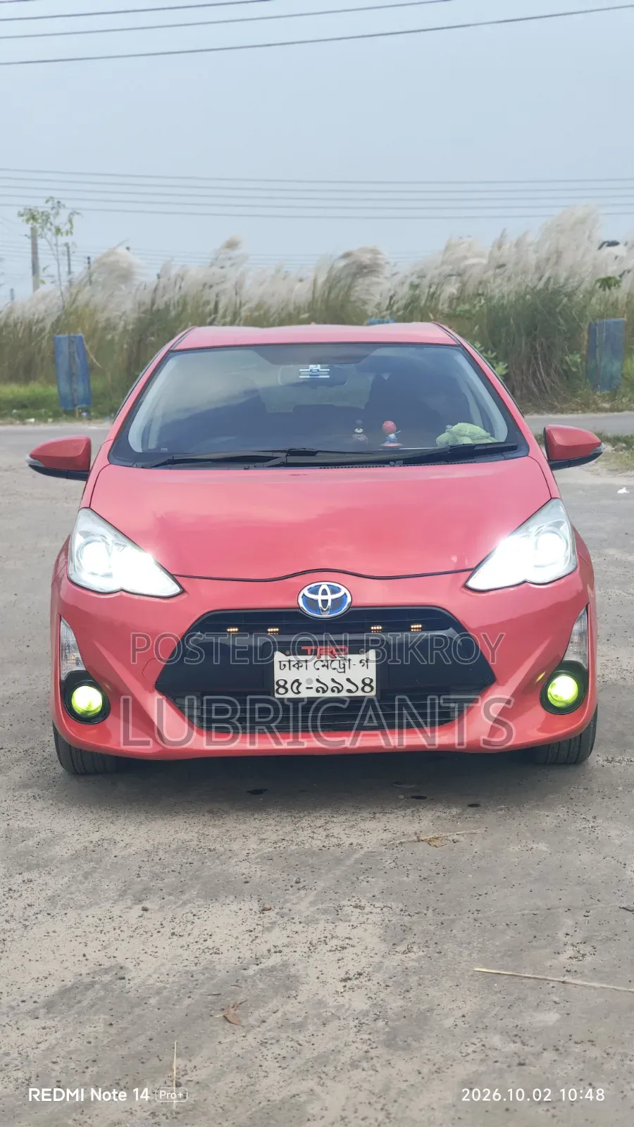 Toyota Aqua 2015 Red
