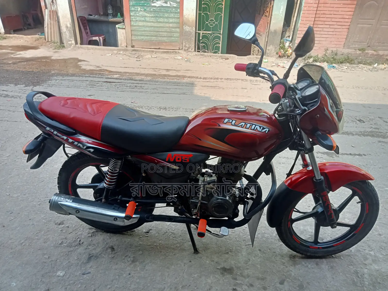 Bajaj Platina 100 2015 Red