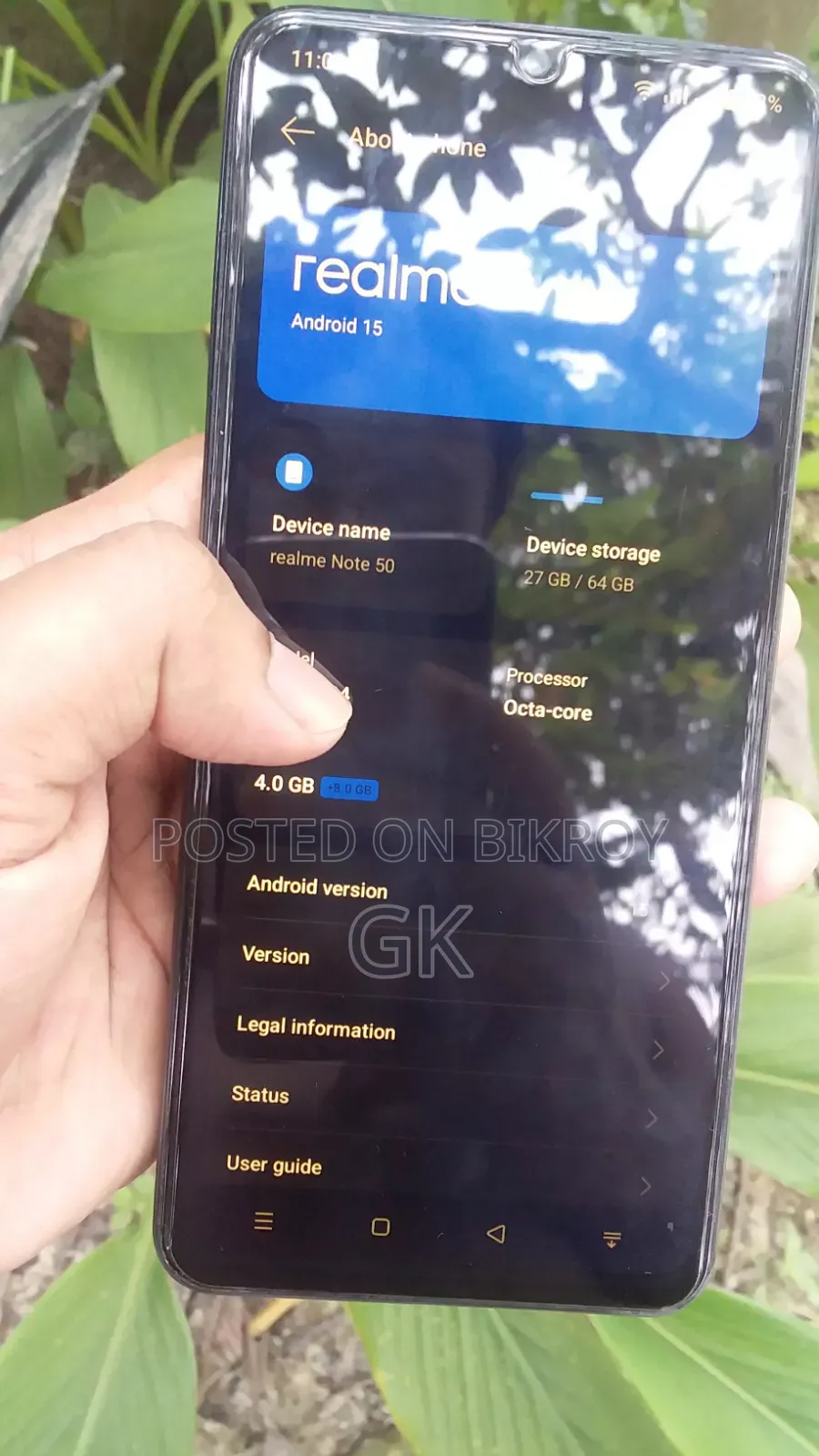 রিয়েলমি নোট ৫০ ৬৪ জিবি গ্রে