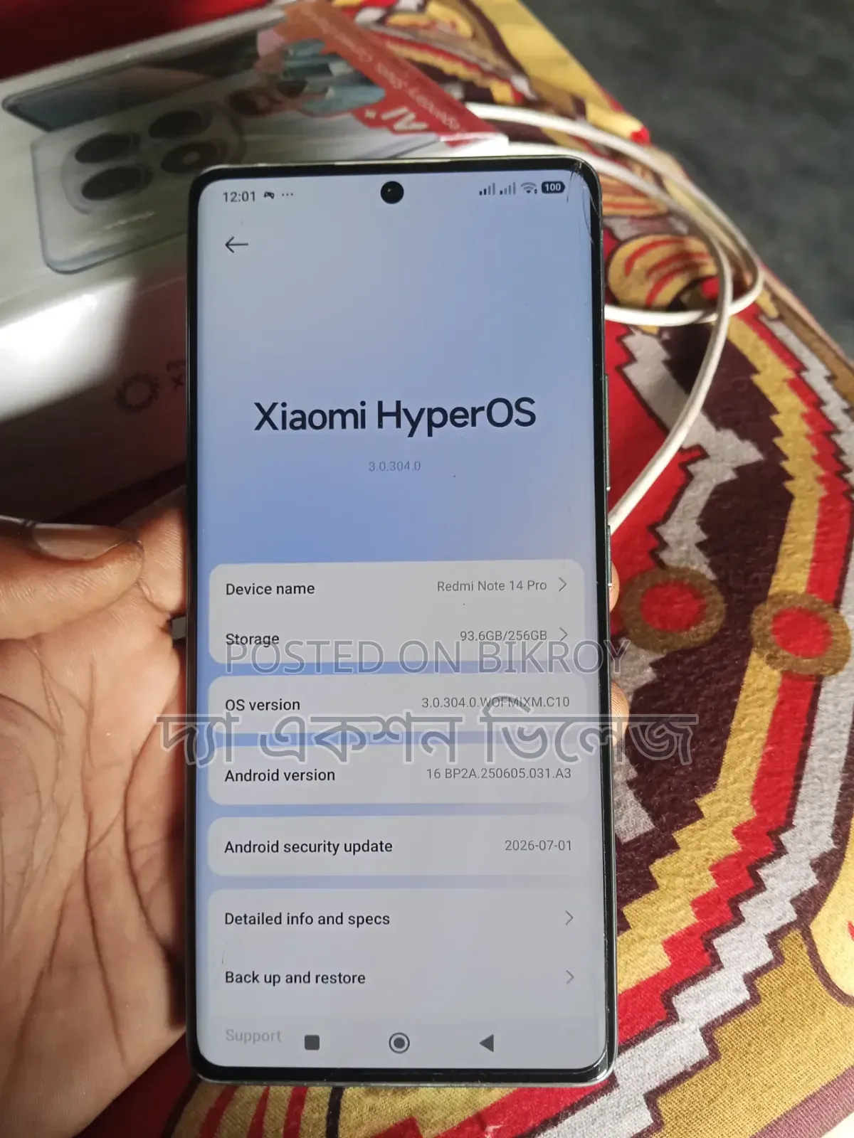 Xiaomi Redmi Note 14 Pro 256 GB Gray