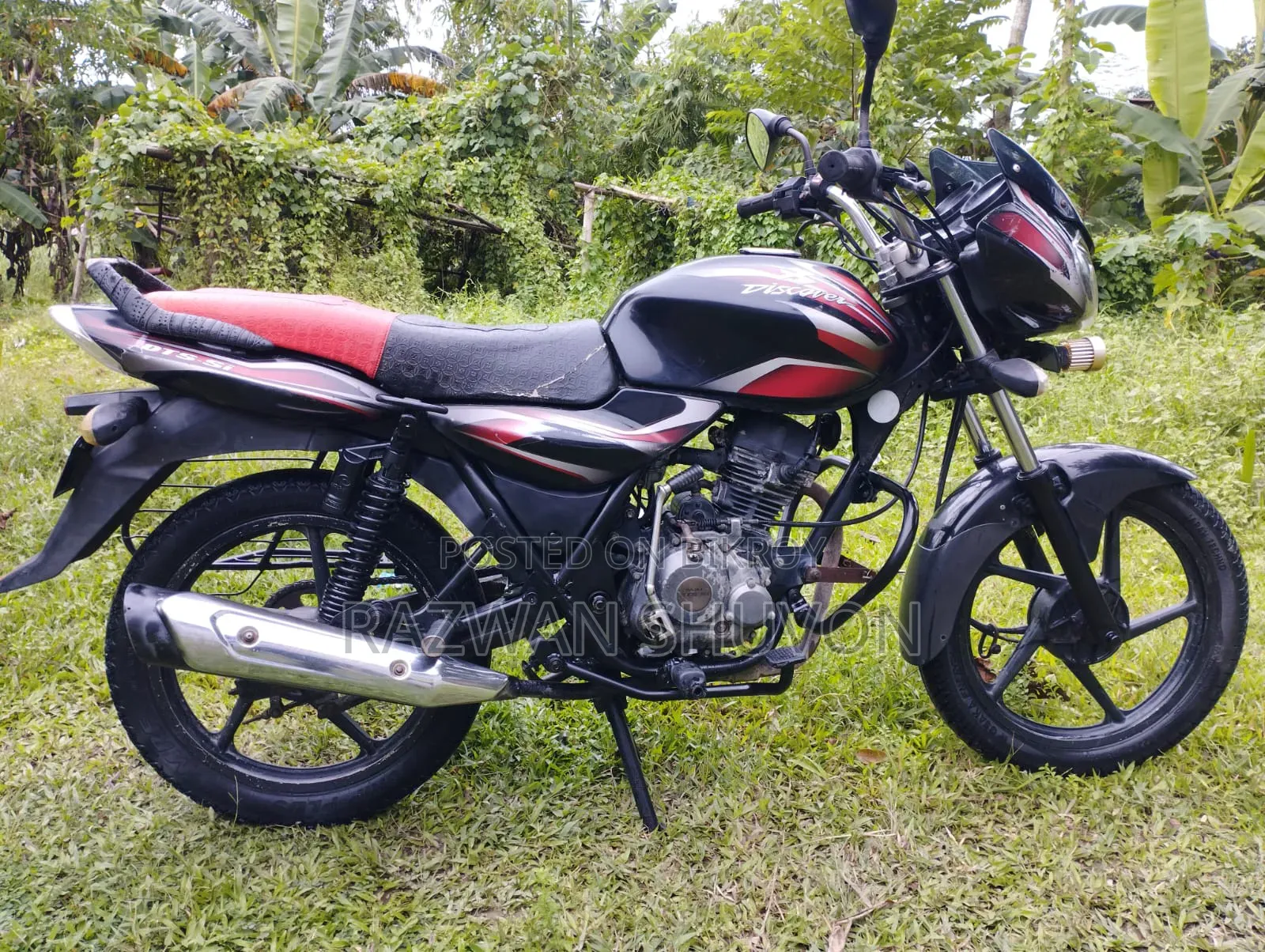 Bajaj Discover 100 2014 Red