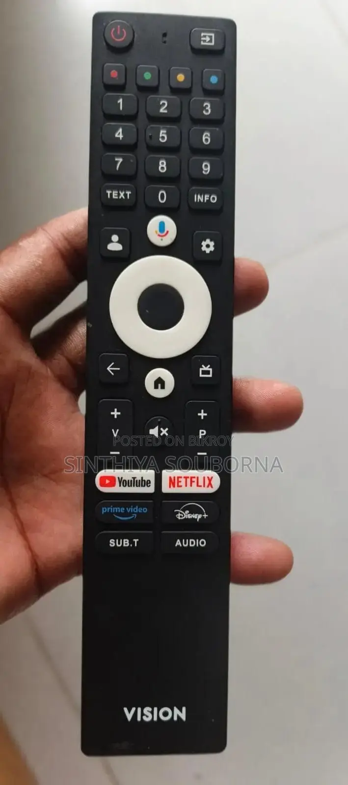 Vision 43-inch 4K Google Smart Android Voice Control TV