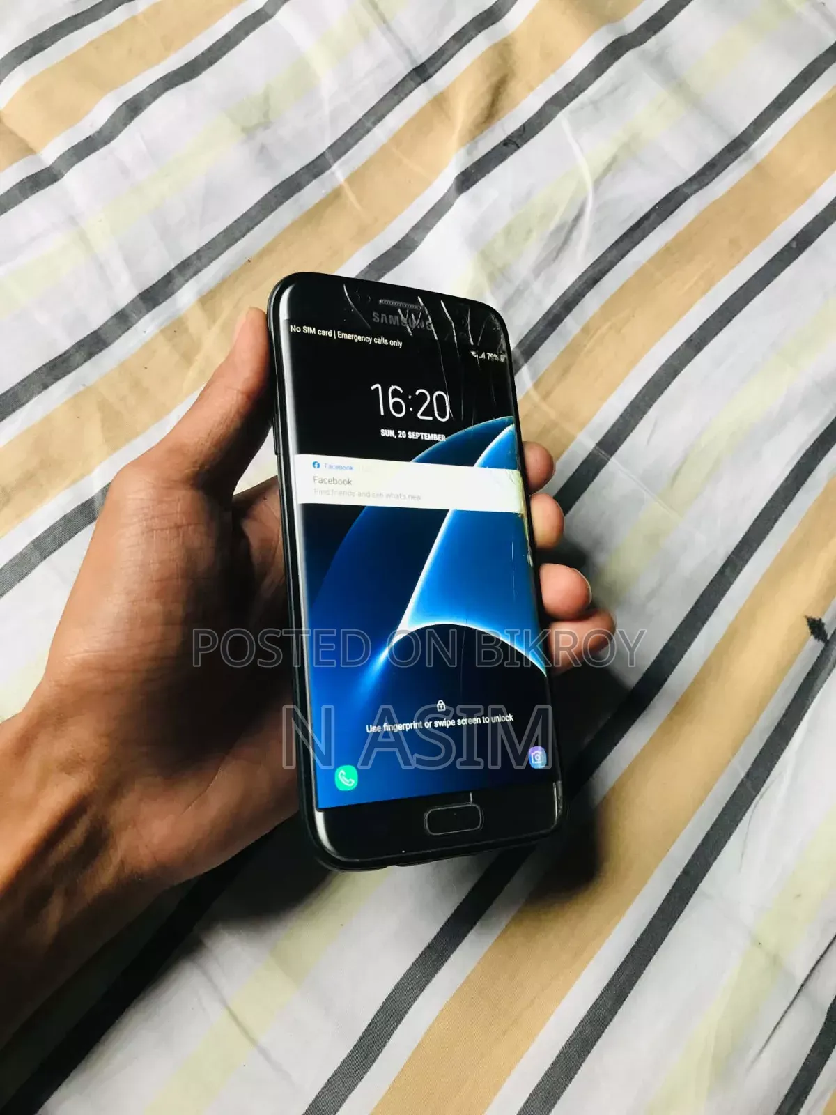স্যামসাং গ্যালাক্সি এস৭ এজ ৩২ জিবি কালো